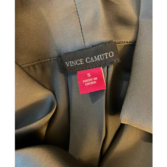 NWT Vince Camuto Sleeveless Blouse Fall Harmony Dark Pewter Size S - Picture 4 of 6